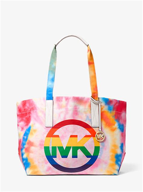 michael kors rainbow tote bag